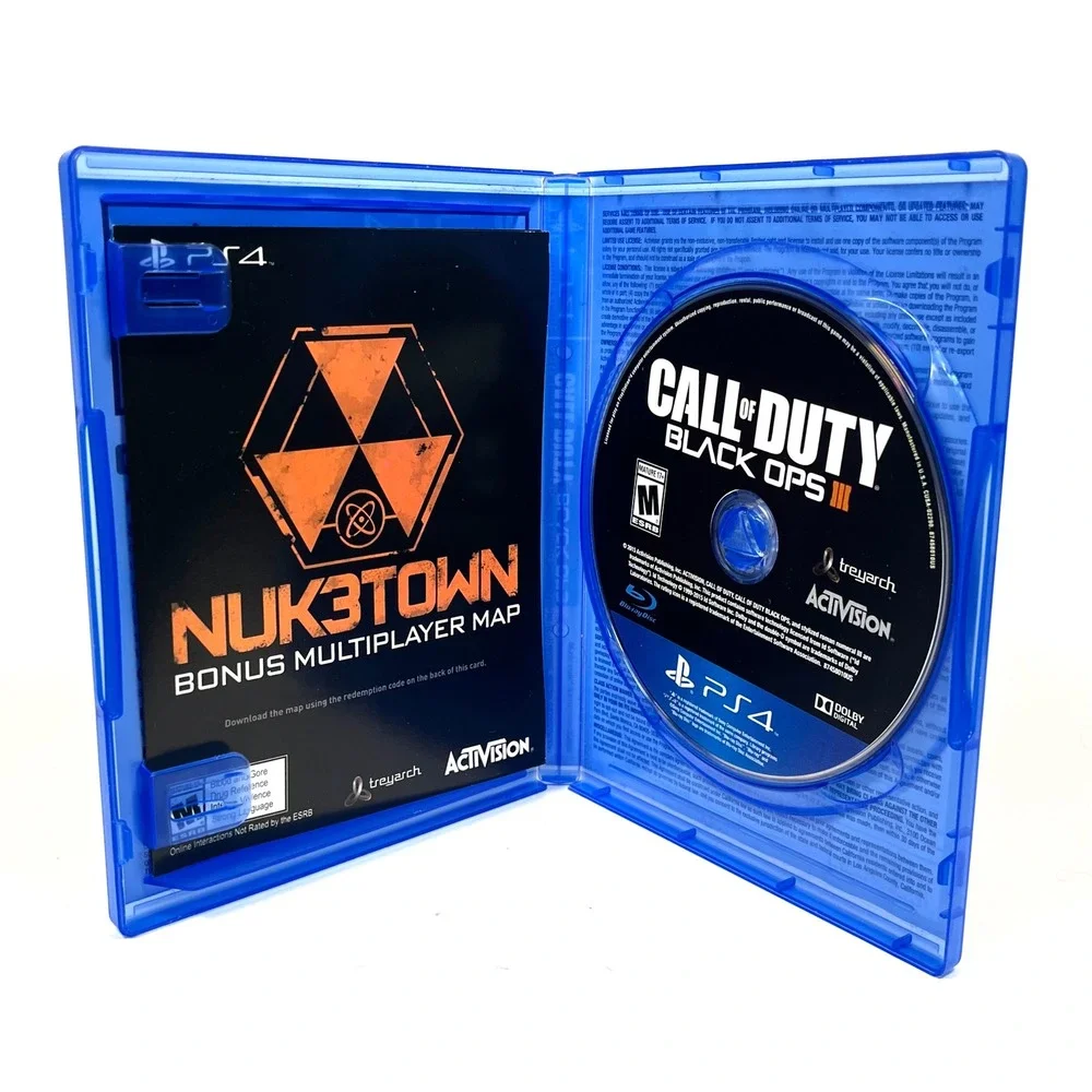 Call of Duty Black Ops III PS4 PlayStation 4 Game Activision Nuketown CIB
